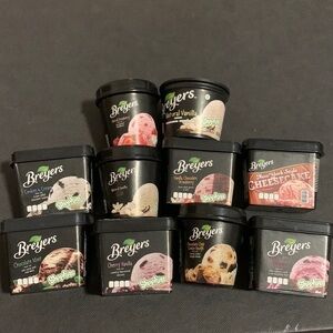 Lot of 10 real little shopkins Breyes ice cream